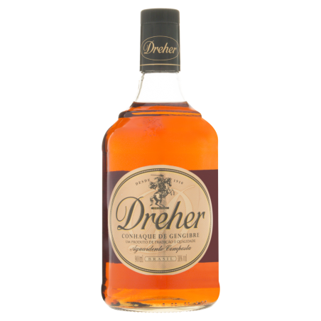 CONHAQUE DE GENGIBRE DREHER GARRAFA 900ML
