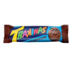BISCOITO RECHEIO CHOCOLATE TRAKINAS PACOTE 126G