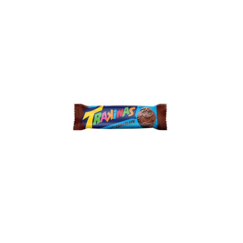 BISCOITO RECHEIO CHOCOLATE TRAKINAS PACOTE 126G
