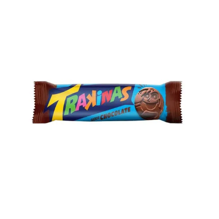 BISCOITO RECHEIO CHOCOLATE TRAKINAS PACOTE 126G