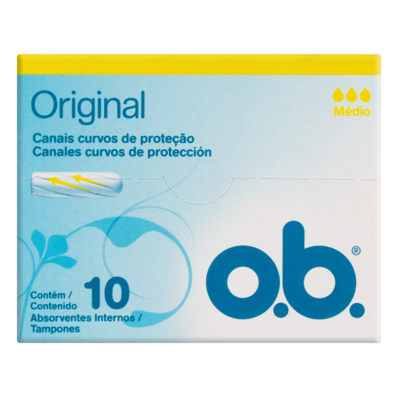 ABSORVENTE INTERNO O.B. SEMPRE LIVRE PRO COMFORT MÉDIO CAIXA 10 UNIDADES LEVE MAIS PAGUE MENOS