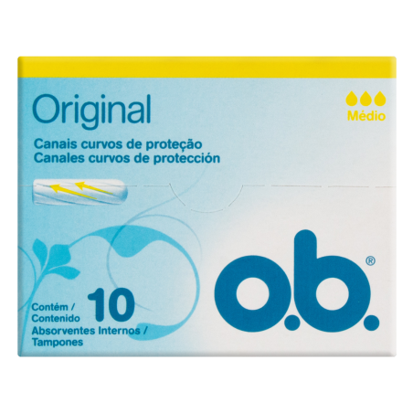 ABSORVENTE INTERNO O.B. SEMPRE LIVRE PRO COMFORT MÉDIO CAIXA 10 UNIDADES LEVE MAIS PAGUE MENOS