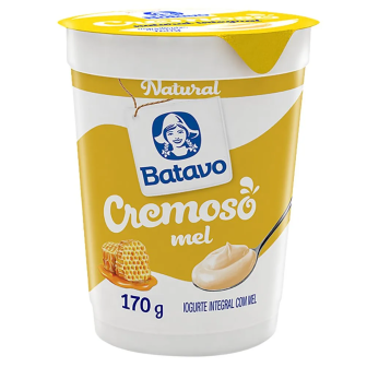 IOGURTE INTEGRAL MEL BATAVO COPO 170G
