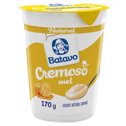 IOGURTE INTEGRAL MEL BATAVO COPO 170G