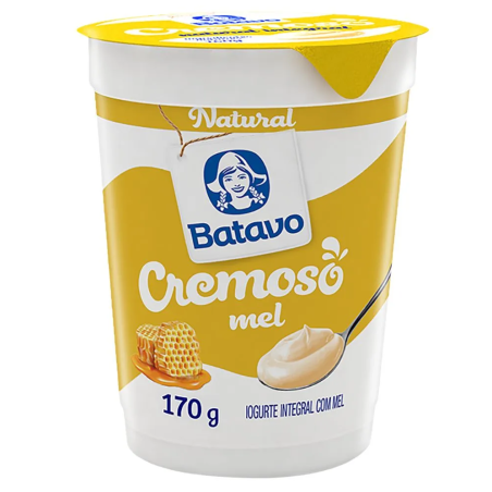 IOGURTE INTEGRAL MEL BATAVO COPO 170G