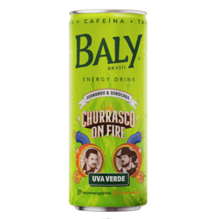 ENERGÉTICO BALY 250 ML UVA VERDE CHURRASCO ON FIRE