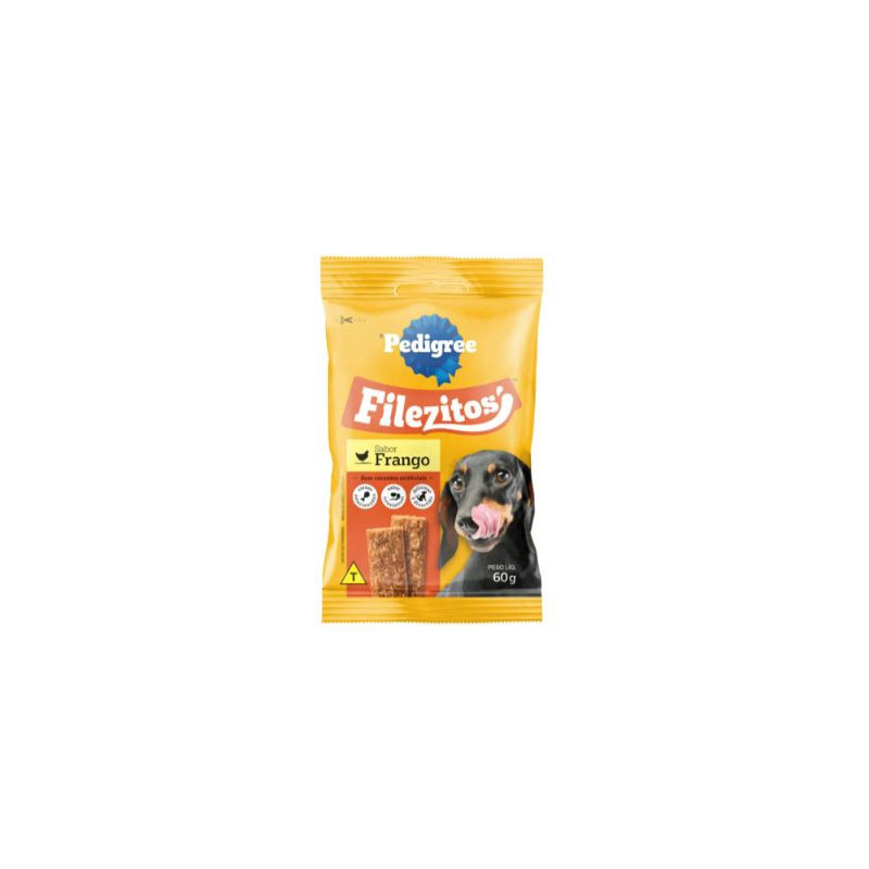 BISCOITO PARA CÃES ADULTOS FELEZITOS SABOR FRANGO PEDIGREE 60G