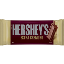 CHOCOLATE AO LEITE EXTRACREMOSO HERSHEYS PACOTE 82G