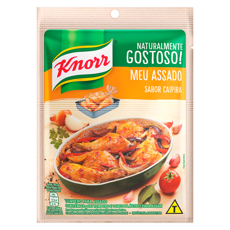TEMPERO PÓ CAIPIRA KNORR MEU ASSADO PACOTE 23G