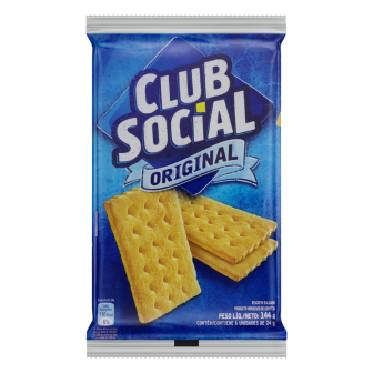 PACK BISCOITO ORIGINAL CLUB SOCIAL PACOTE 144G 6 UNIDADES