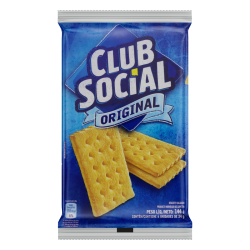PACK BISCOITO ORIGINAL CLUB SOCIAL PACOTE 144G 6 UNIDADES