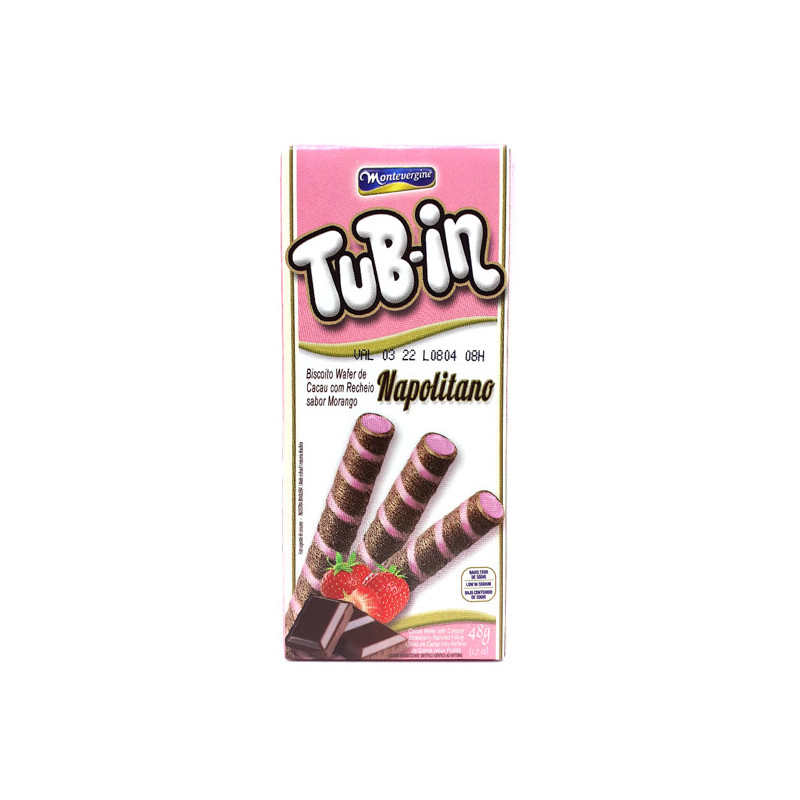 TUB IN NAPOLITANO BISC CACAU RECH MORANGO 48G
