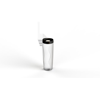 PORTA BISCOITO HERMETICO 600ML TAMPA PRETA REF: 1109 - PANAMBY PLASTICO