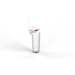 PORTA BISCOITO HERMETICO TPA BRANCA 600ML REF: 973 - PANAMBY PLASTICO