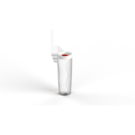 PORTA BISCOITO HERMETICO TPA BRANCA 600ML REF: 973 - PANAMBY PLASTICO