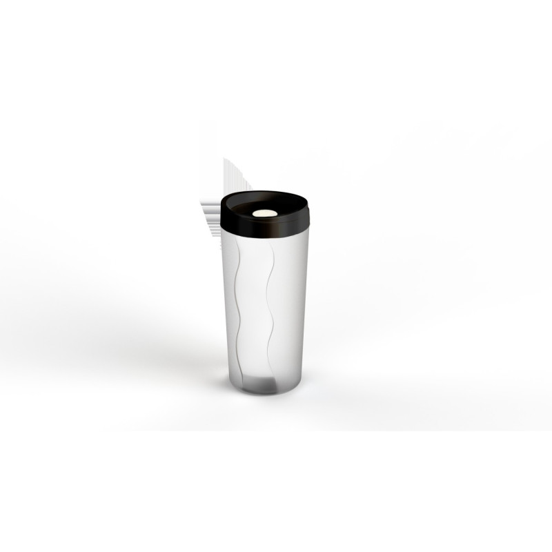 POTE HERMETICO 1,5L TAMPA PRETO REF: 1107 - PANAMBY PLASTICO