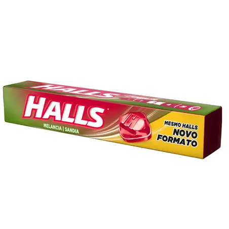 BALA MELANCIA HALLS PACOTE 28G