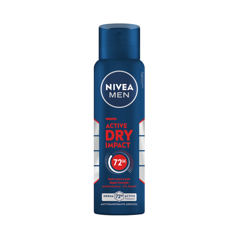 ANTITRANSPIRANTE AEROSSOL NIVEA MEN SILVER PROTECT 150ML SPRAY