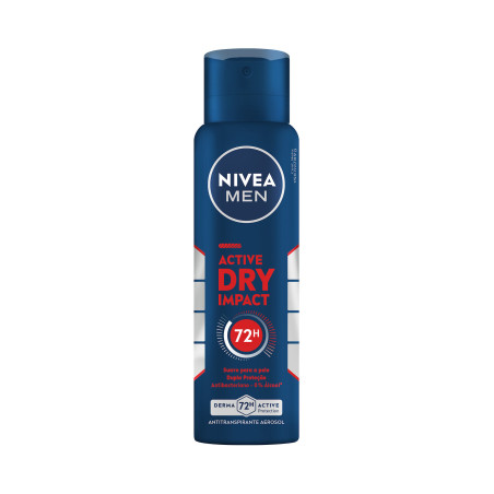 ANTITRANSPIRANTE AEROSSOL NIVEA MEN SILVER PROTECT 150ML SPRAY