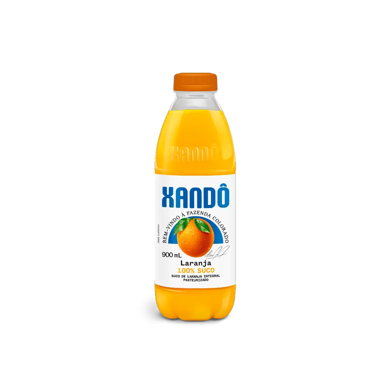 SUCO INTEGRAL LARANJA XANDÔ GARRAFA 900ML