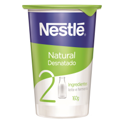 IOGURTE DESNATADO NATURAL NESTLÉ COPO 160G