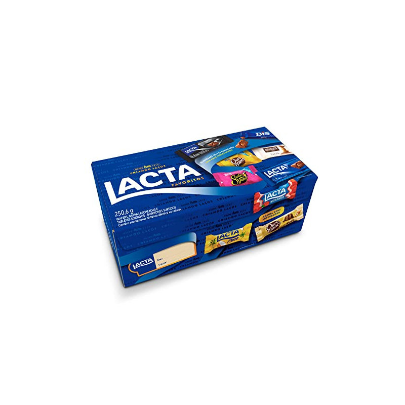 BOMBOM SORTIDO LACTA FAVORITOS CAIXA 250,6G