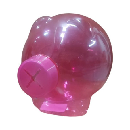 COFRE PIG ROSA NEON REF. ID3148 PLASTICOS IDEAL