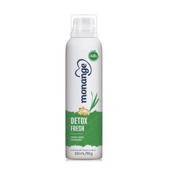 ANTITRANSPIRANTE AEROSSOL MONANGE DETOX FRESH 150ML SPRAY