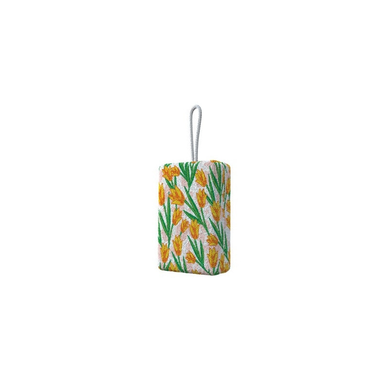ESPONJA P/BANHO TULIPA AMARELA C/ 5 EBA-TPA FLASHLIMP