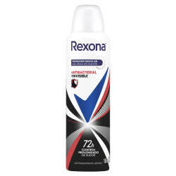 ANTITRANSPIRANTE AEROSSOL ANTIBACTERIAL E INVISIBLE REXONA 150ML SPRAY