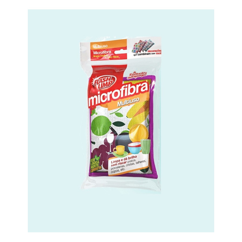 ESPONJA MULTIUSO FRUITS  EDM-F FLASH LIMP 1UN