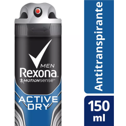 ANTITRANSPIRANTE AEROSSOL ACTIVE DRY REXONA MEN 150ML SPRAY