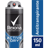 ANTITRANSPIRANTE AEROSSOL ACTIVE DRY REXONA MEN 150ML SPRAY