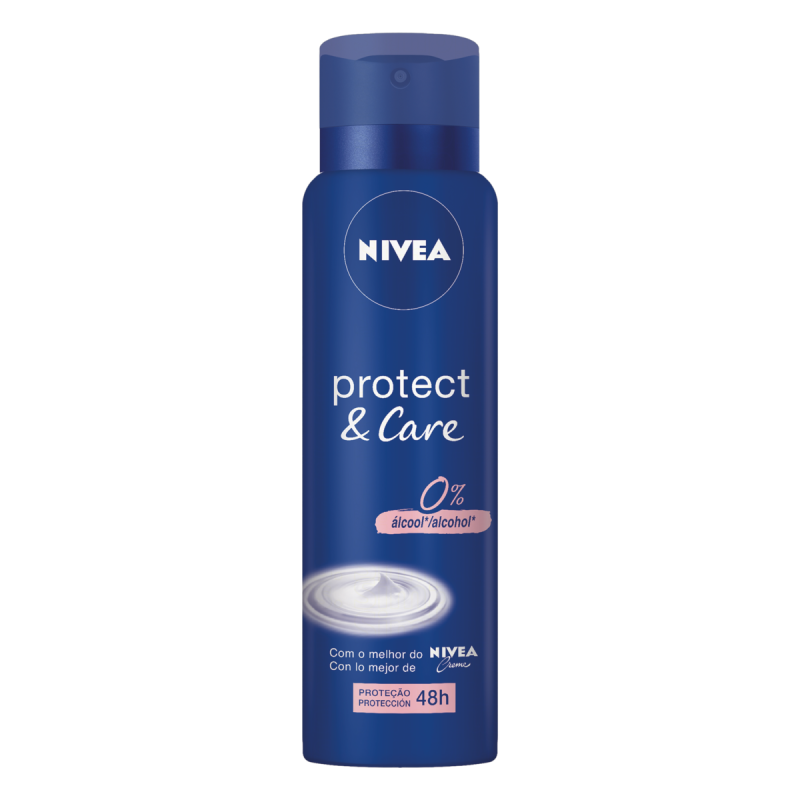 ANTITRANSPIRANTE AEROSSOL NIVEA PROTECT & CARE 150ML SPRAY