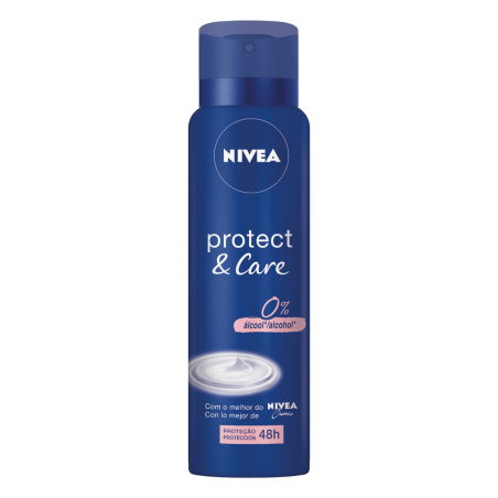 ANTITRANSPIRANTE AEROSSOL NIVEA PROTECT & CARE 150ML SPRAY