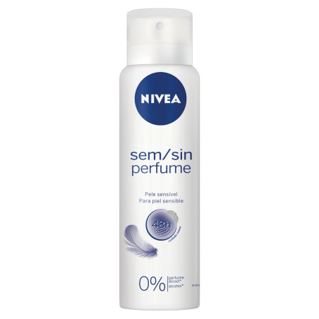 ANTITRANSPIRANTE AEROSSOL SEM PERFUME NIVEA 150ML SPRAY