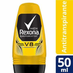 ANTITRANSPIRANTE ROLL-ON V8 REXONA MEN 50ML