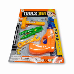 KIT BRINQUEDO FERRAMENTA C/ FURADEIRA REF. 1163 PRECIZA