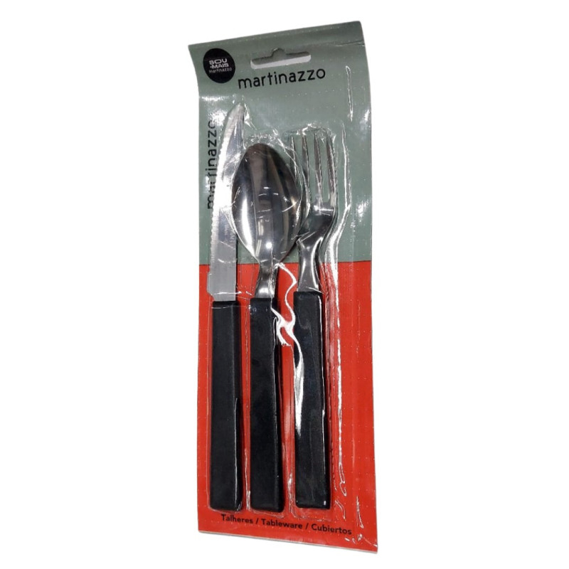 JOGO MISTO 3PC CB PRETO REF.65325/5 MARTINAZZO
