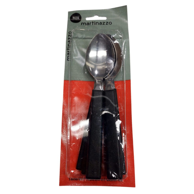 JOGO COLHERES MESA 6PC CB PRETO REF. 65620/5 MARTINAZZO