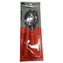 JOGA COLHERES MESA 6PC CB VERMELHO REF.65620/8 MARTINAZZO