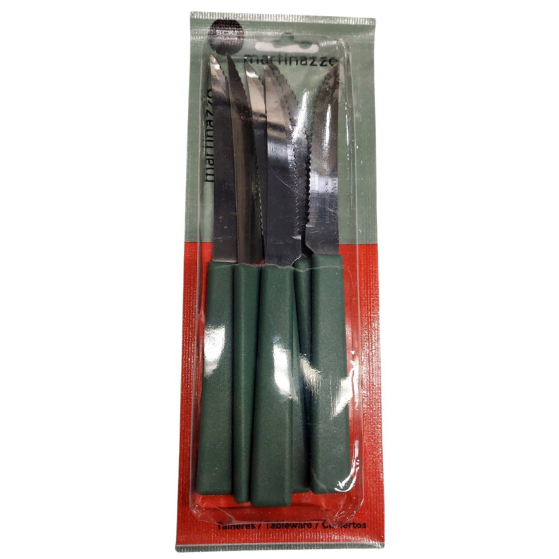 JOGO FACAS CHURRASCO 6PC CB SALVIA REF.65635/40 MARTINAZZO
