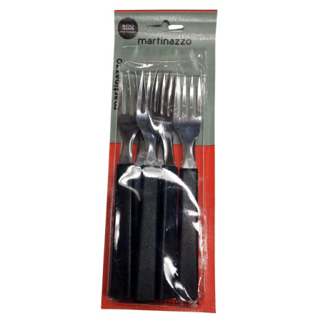 JOGO GARFOS MESA 6PC CB PRETO REF.65610/5 MARTINAZZO