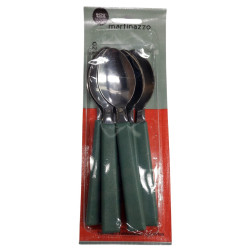 JOGO COLHERES MESA 6PC CB SALVIA REF.65620/40 MARTINAZZO