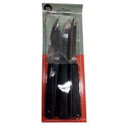 JOGO FACAS CHURRASCO 6PC CB PRETO REF.65635/5 MARTINAZZO