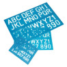 BUDEPLAST KIT REGUA NORMOGRAFO RF08401