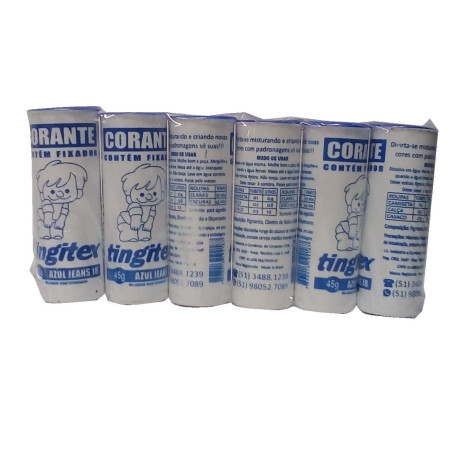 CORANTES AZUL JEANS 18 010/19218 TINGITEX 1un