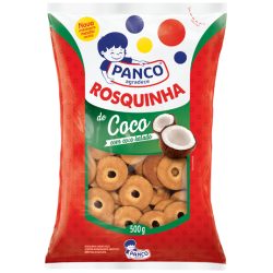 BISCOITO ROSQUINHA COCO PANCO PACOTE 500G
