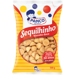 BISCOITO SEQUILHINHO SEM GLÚTEN PANCO PACOTE 500G