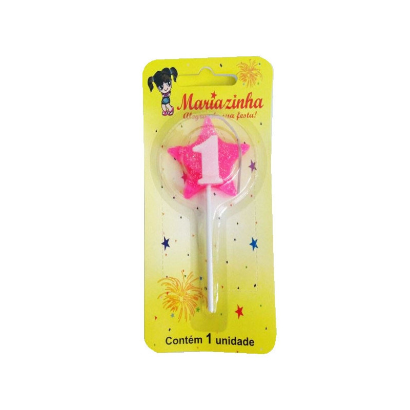 MARIAZINHA VELA ESTRELA N1 ROSA 1UN
